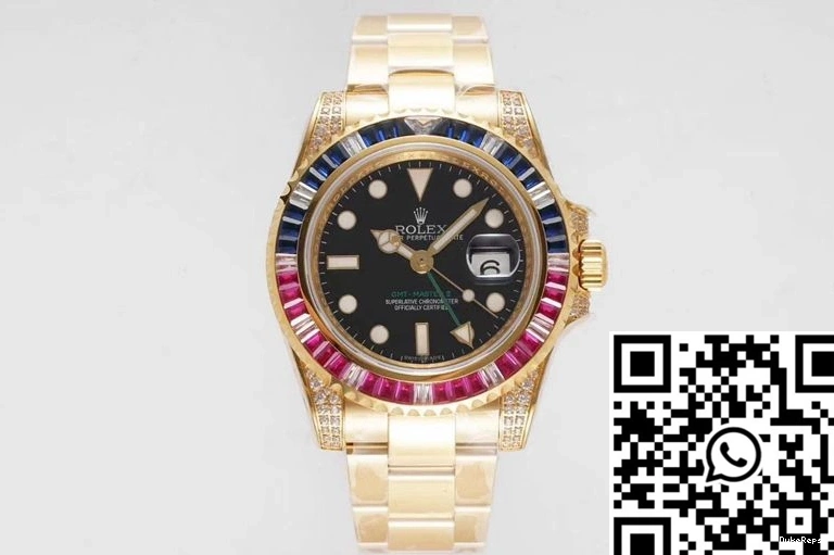 Master Black II SAru-78208 Dial 116758 Factory GMT ROF Rolex 1104